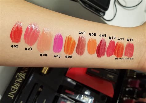 ysl lip oil tint swatches|yves saint laurent makeup.